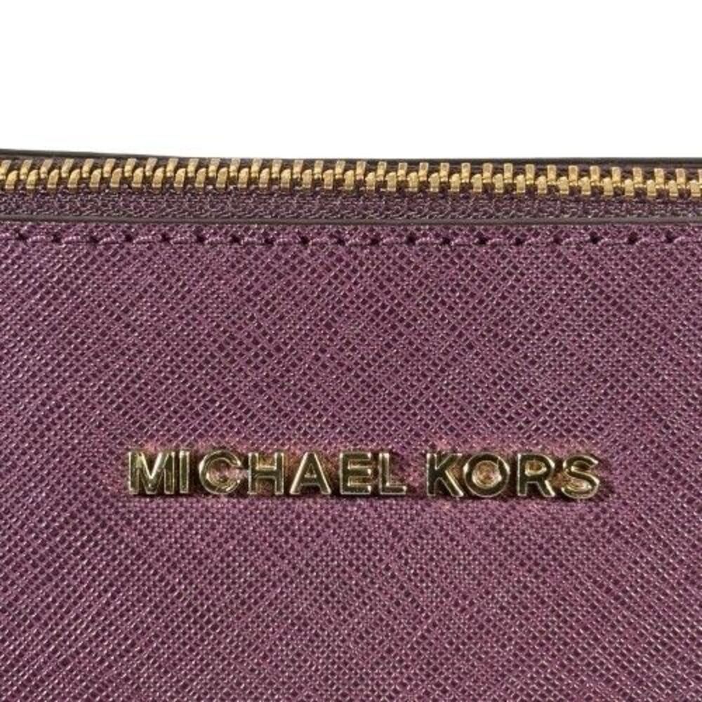 New Michael Kors Purple Cindy Womens Dome Crossbody Shoulder Bag Purse MSRP $198 - Picture 14 of 16